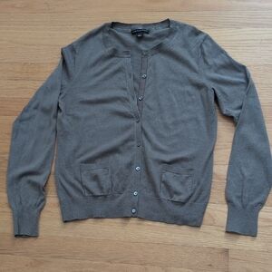 Banana Republic Taupe Knit Cardigan